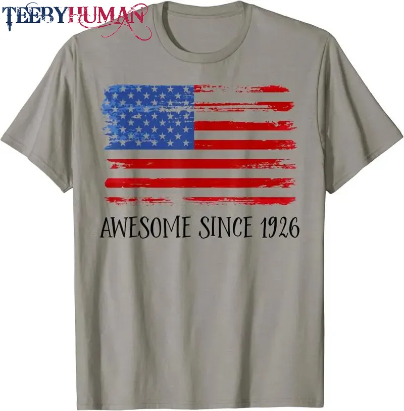 96 Year Old Awesome Since 1926 96Th Birthday Unisex Tee Hoodie Classic T Shirt 1662619911997