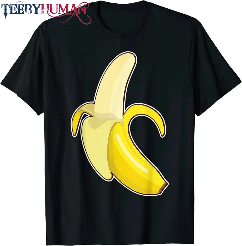 Banana Lazy Diy Halloween Costume Funny Unisex Tee Hoodie Classic T Shirt 1662619319095