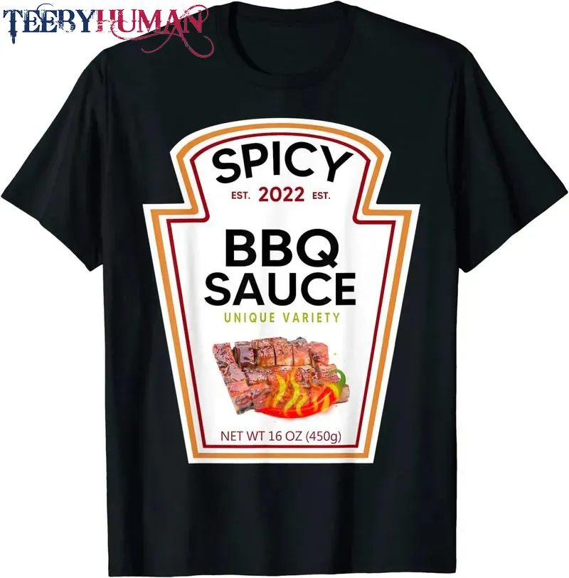 Bbq Sauce Hot Spicy Grill Ketchup Barbeque Halloween Costume Unisex Tee Hoodie Classic T Shirt 1662619210313