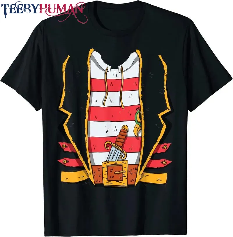 Diy Halloween Costume Pirate Captain Kids Adults Matey Unisex Tee Hoodie Classic T Shirt 1662619693975