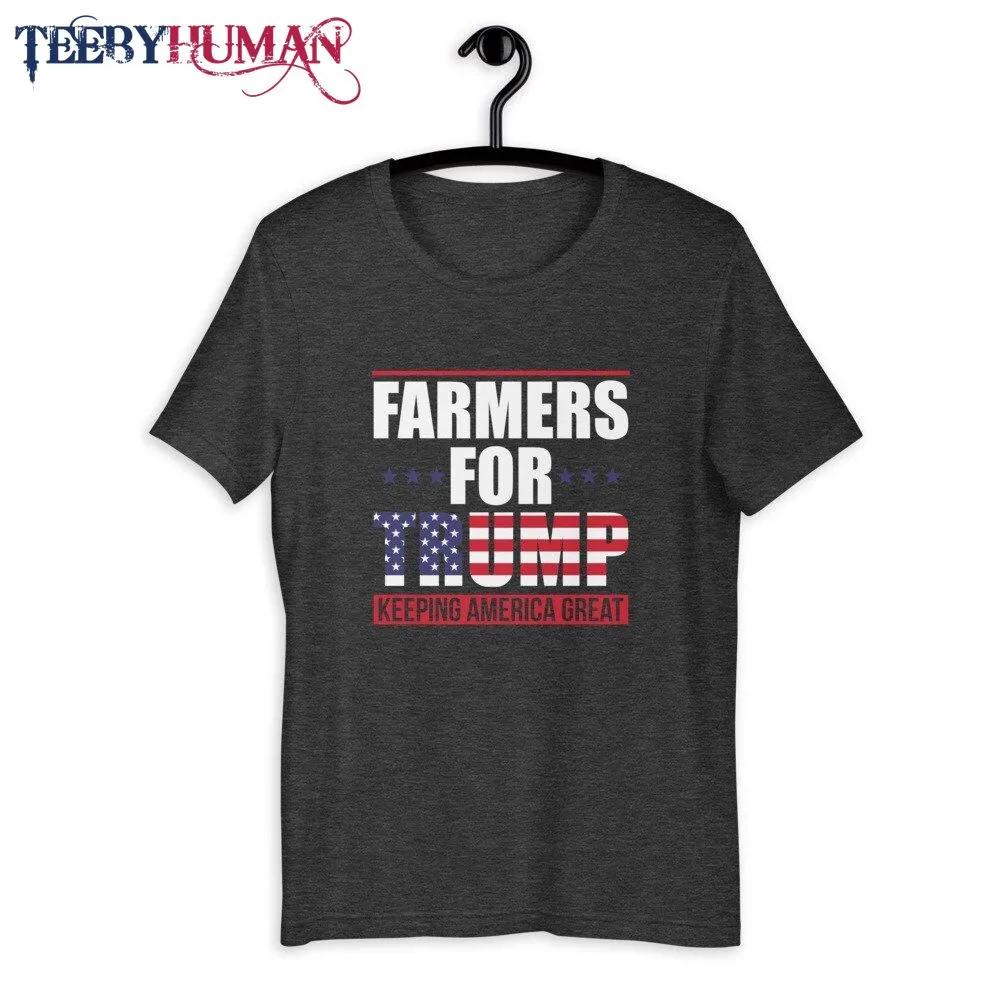 Farmers For Trump Keeping America Great Pro Trump Trump FBI Classic T Shirt Unisex Tee 1660446240444
