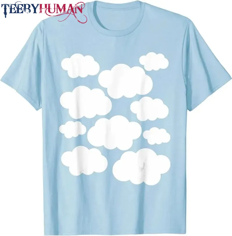 Halloween Costume White Clouds Unisex Tee Hoodie Classic T Shirt 1662664847313