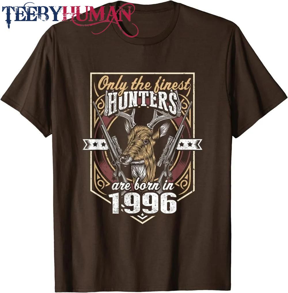 Mens Hunter Born In 1996 Vintage Birthday Deer Hunting Since 1996 Classic T Shirt Unisex Hoodie Sweatshirt 1661510815541