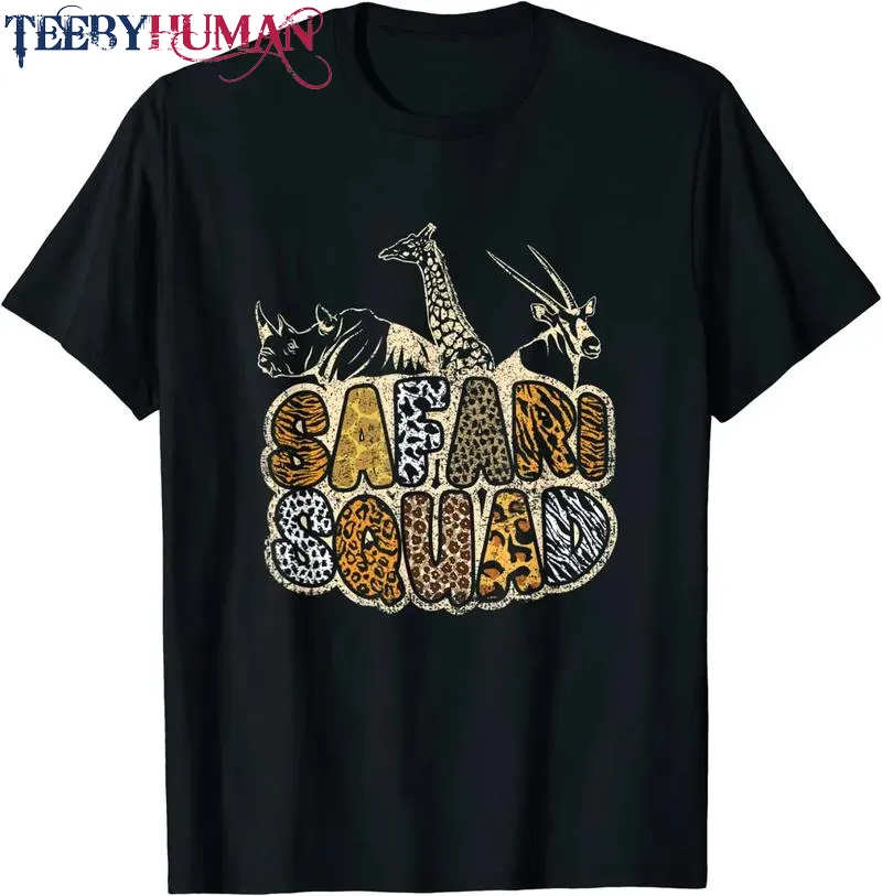 Safari Squad African Halloween Vintage Unisex Tee Hoodie Classic T Shirt 1662584793368