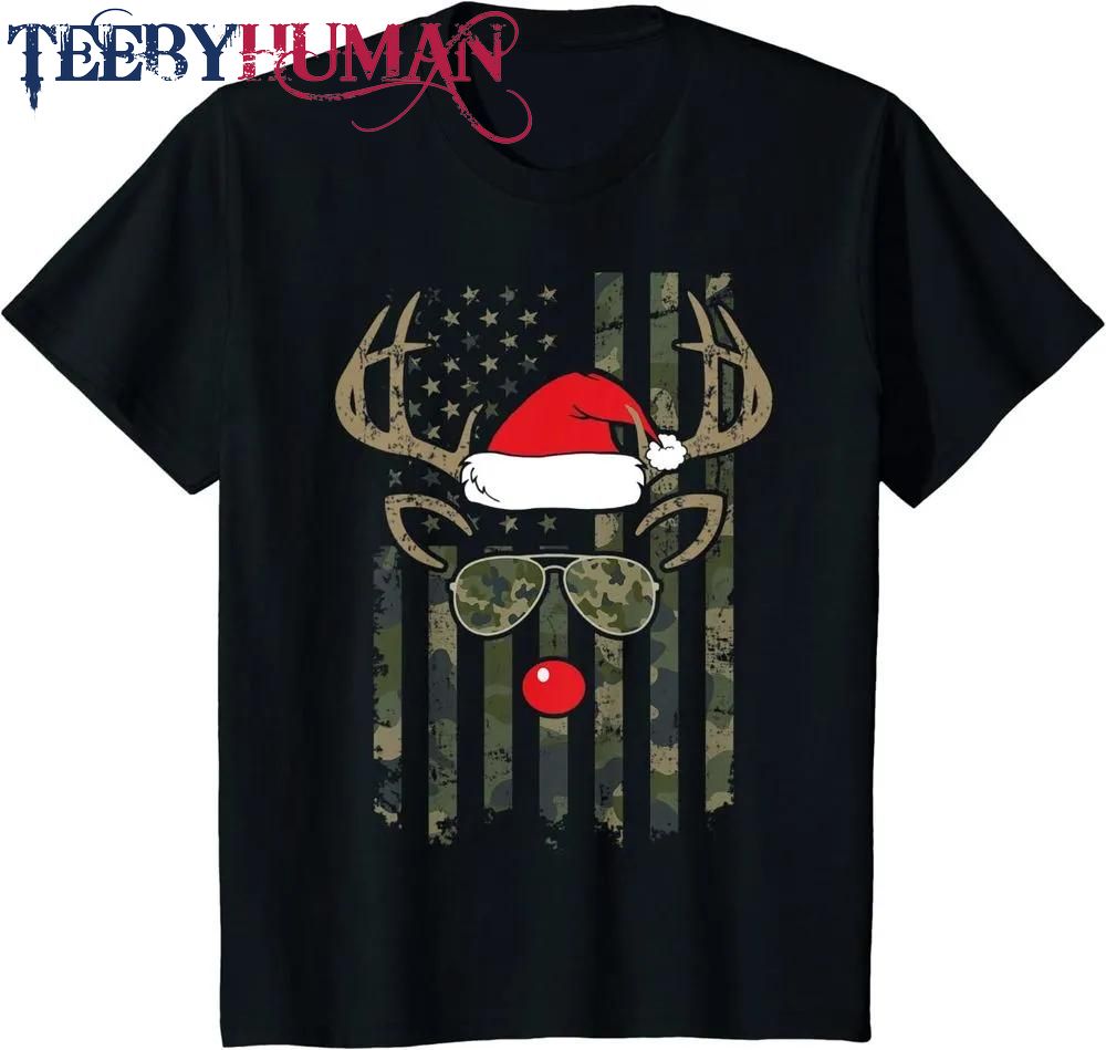 Whitetail Buck Bow Hunter Camo Funny Deer Hunting Christmas Classic T Shirt Unisex Hoodie Sweatshirt 1661511175690